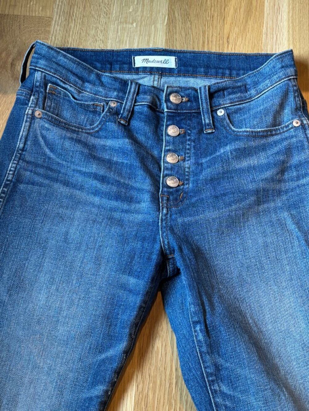 Madewell Slim Straight Denim - Picture 2 of 5